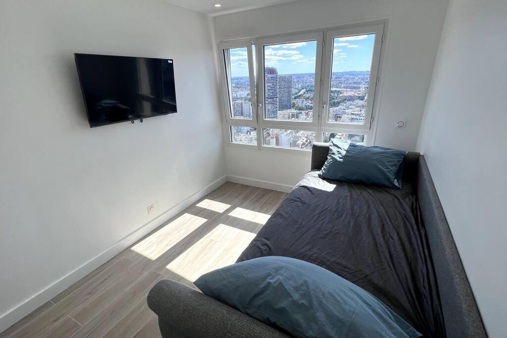 Nice Apartment With Amazing View Of Paris + Parking Luaran gambar