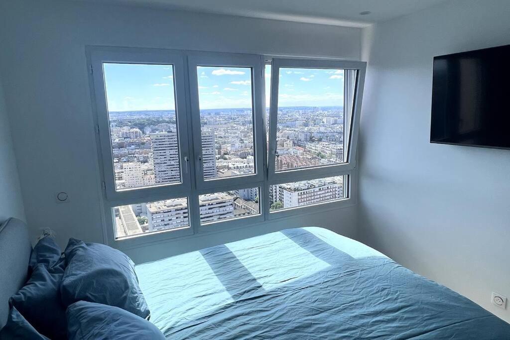 Nice Apartment With Amazing View Of Paris + Parking Luaran gambar