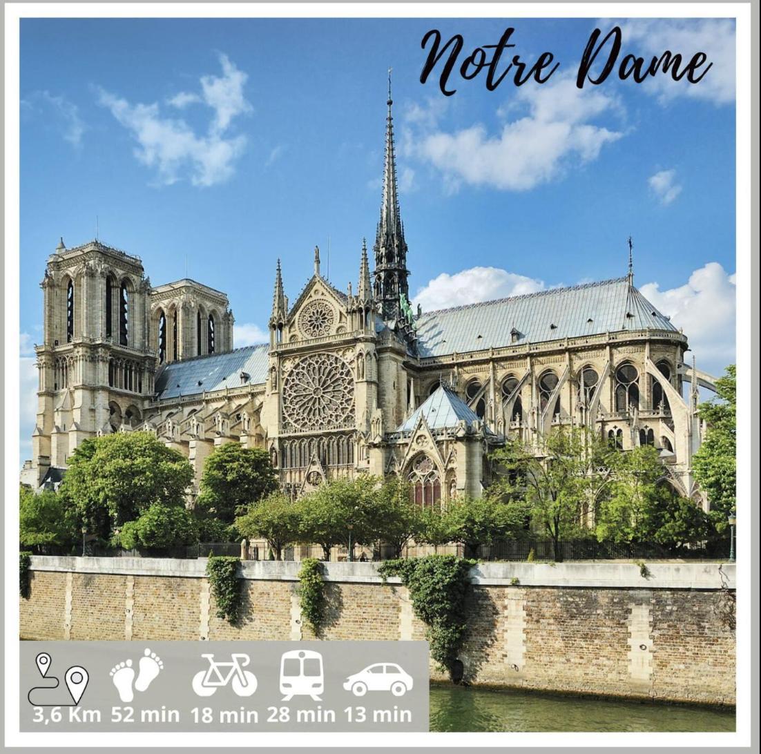 Nice Apartment With Amazing View Of Paris + Parking Luaran gambar