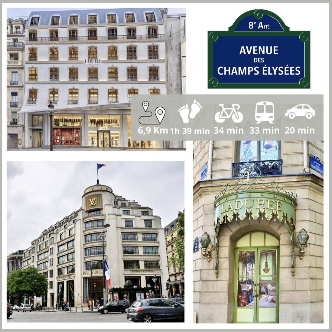 Nice Apartment With Amazing View Of Paris + Parking Luaran gambar